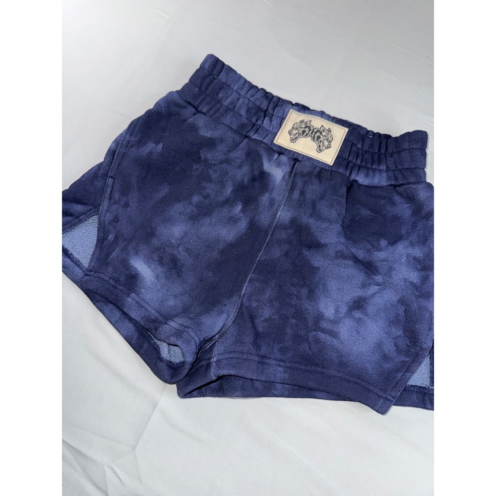 Darc Sport SHE Tie Dye Sweat Shorts Navy Blue Limited Edition XS